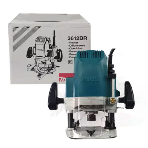 Máy phay makita 3612BR sử dụng 2 tay hộp giấy