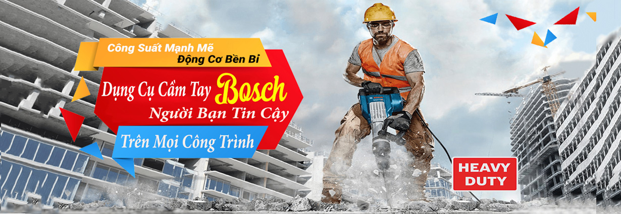 Banner công cụ cầm tay Bosch chính hãng trên BMN